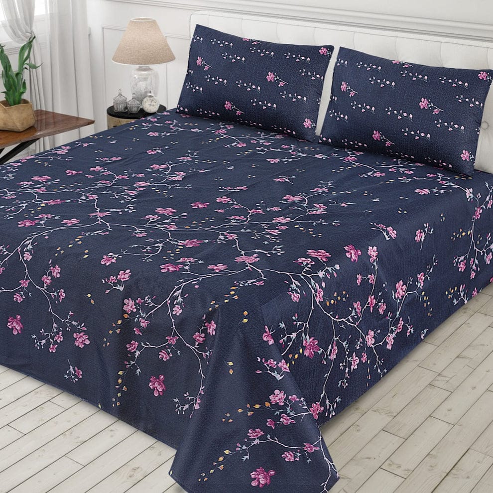 Pure Cotton 3pc Bedsheet Set  WF-159