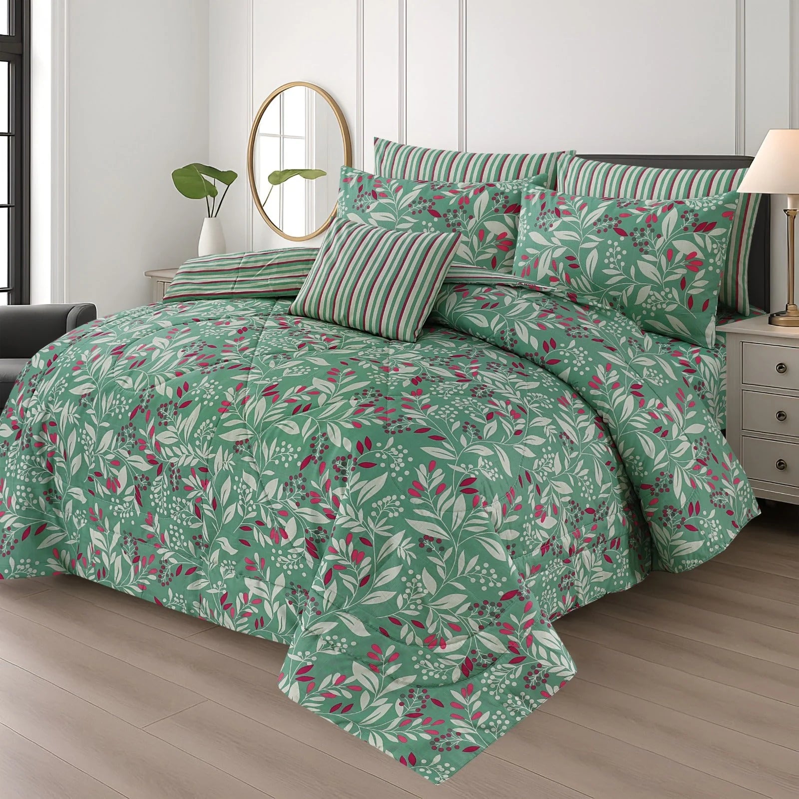 Winter Razai/Quilt 7pc Set Pure Cotton WR-2611