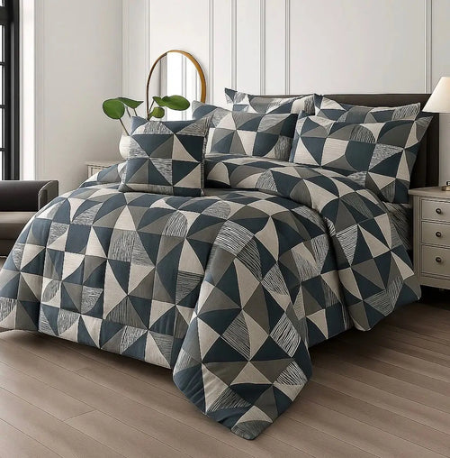 Winter Quilt/Razai Set WR-2558  Pure cotton (Heavy polyester Filling)