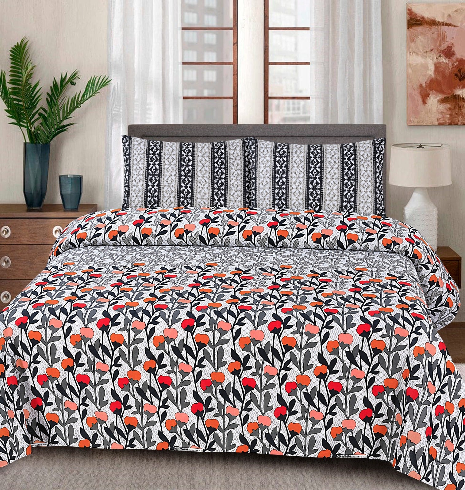 3Pc Bedsheet Set N-53 Bed Sheets