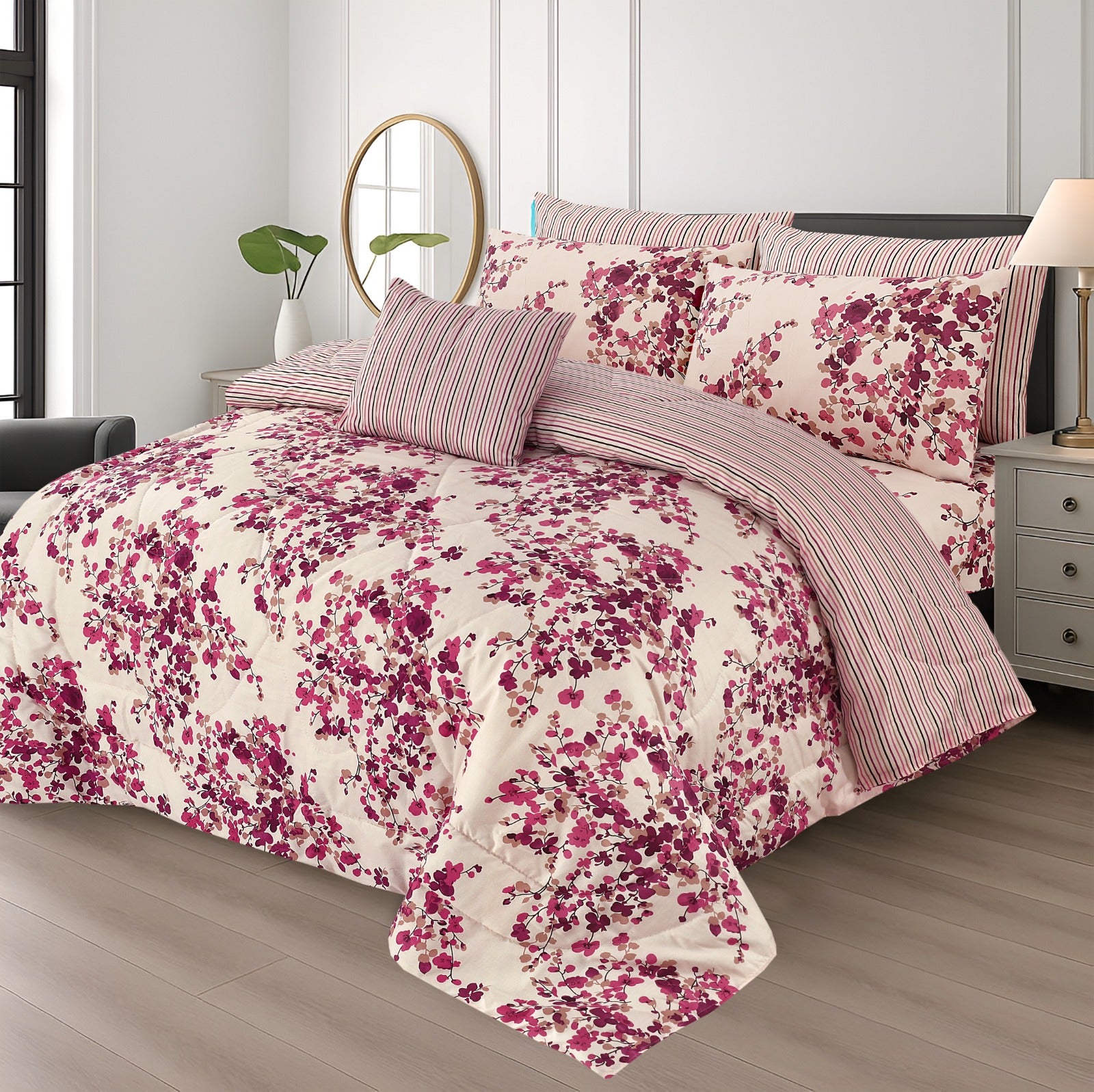 Cotton 7pc Comforter Set S-76