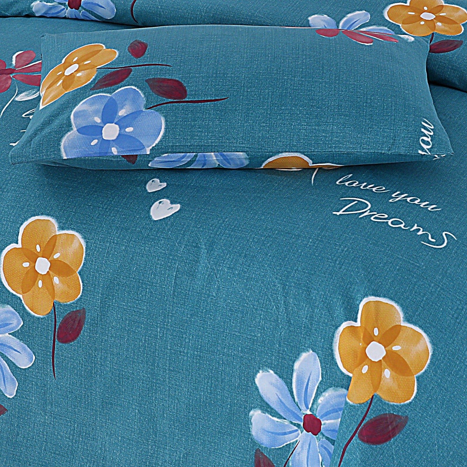 Pure Cotton 3pc Bedsheet Set  WF-118