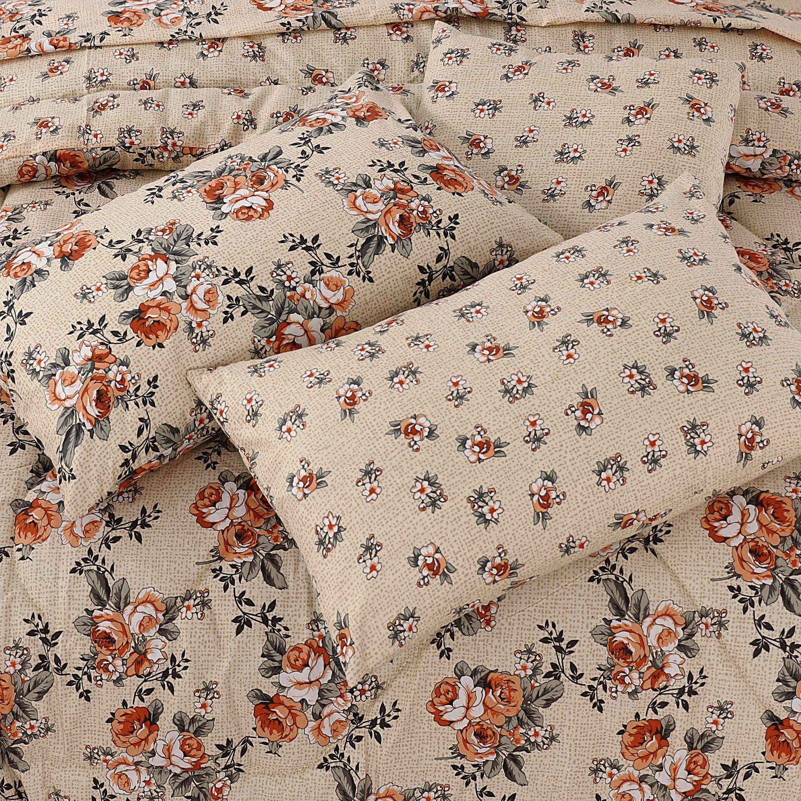 Winter Quilt/Razai Set WR-2557 (Heavy polyester Filling)