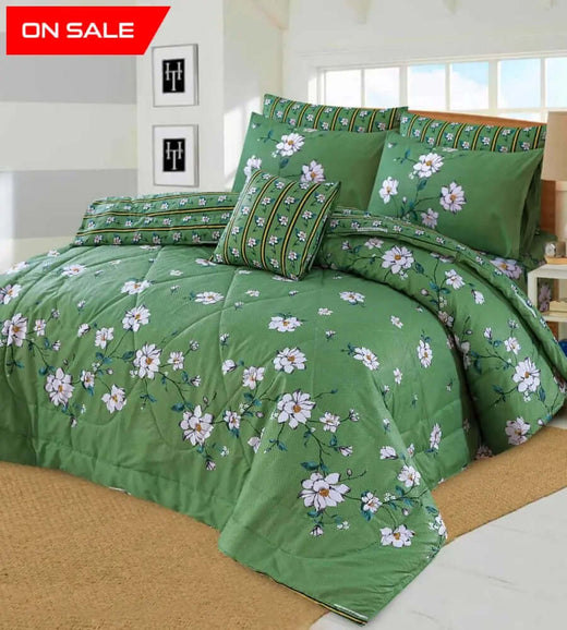 Laiba Khan 7 Pcs  Comforter Set