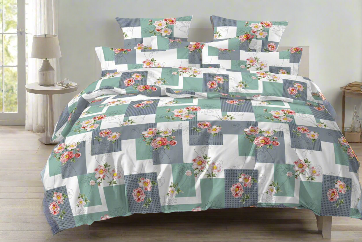Winter Quilt/Razai Set WR-2511`(Heavy polyester Filling)