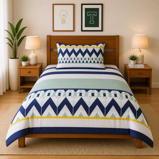 Single Bedsheet Pure Cotton D-718