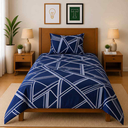 Single Bedsheet Pure Cotton D-709