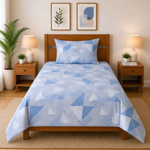 Single Bedsheet Pure Cotton D-716