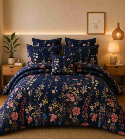 7 Pcs  Comforter Set Mh-869