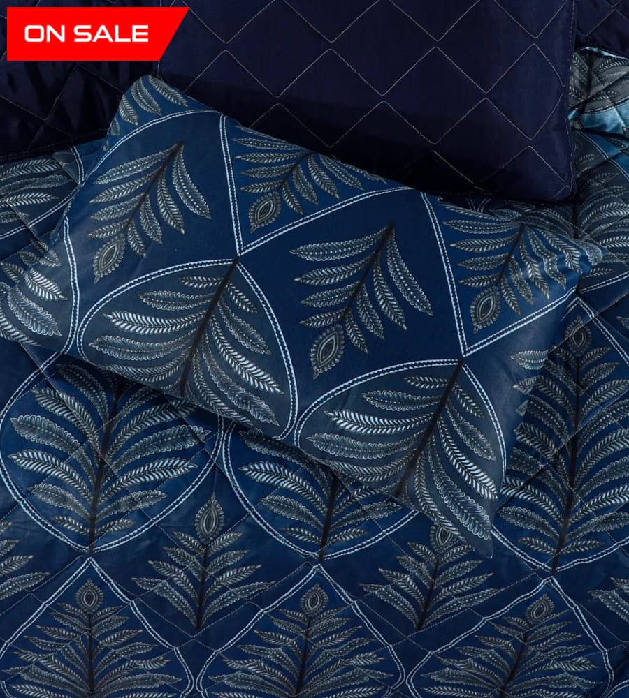 Blue Pan - Summer Comforter Set 7Pcs Quilts & Comforters