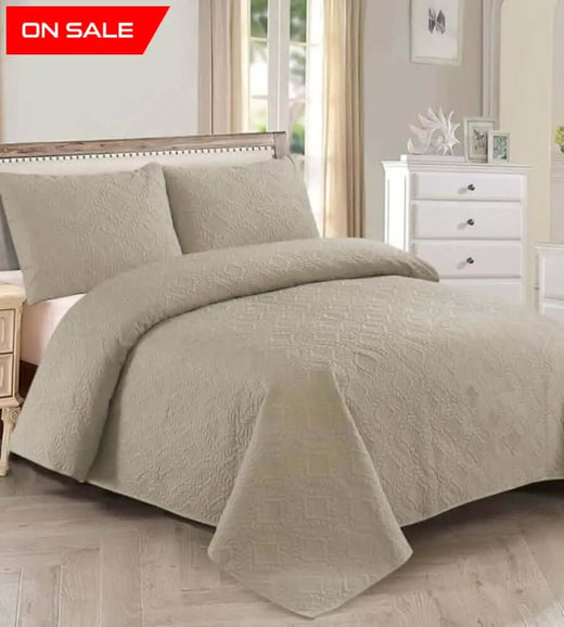 BurlyWood Summer Bedspread Set 3 Pcs D-B09