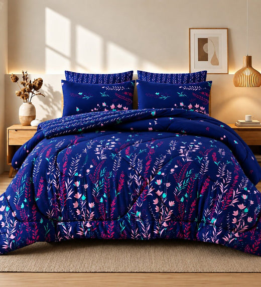 7 Pcs  Comforter Set Mh-852