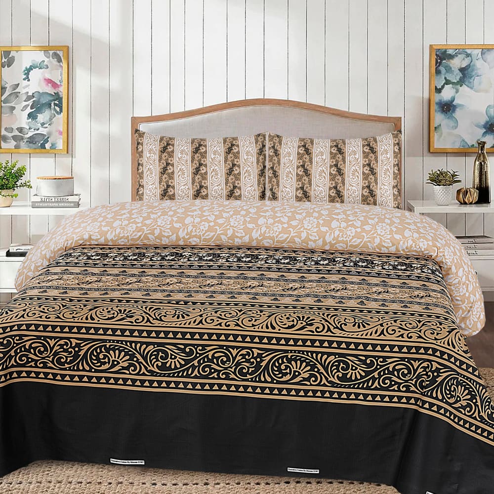 Cotton 3pc Bedsheet Set MN-32 Bed Sheets