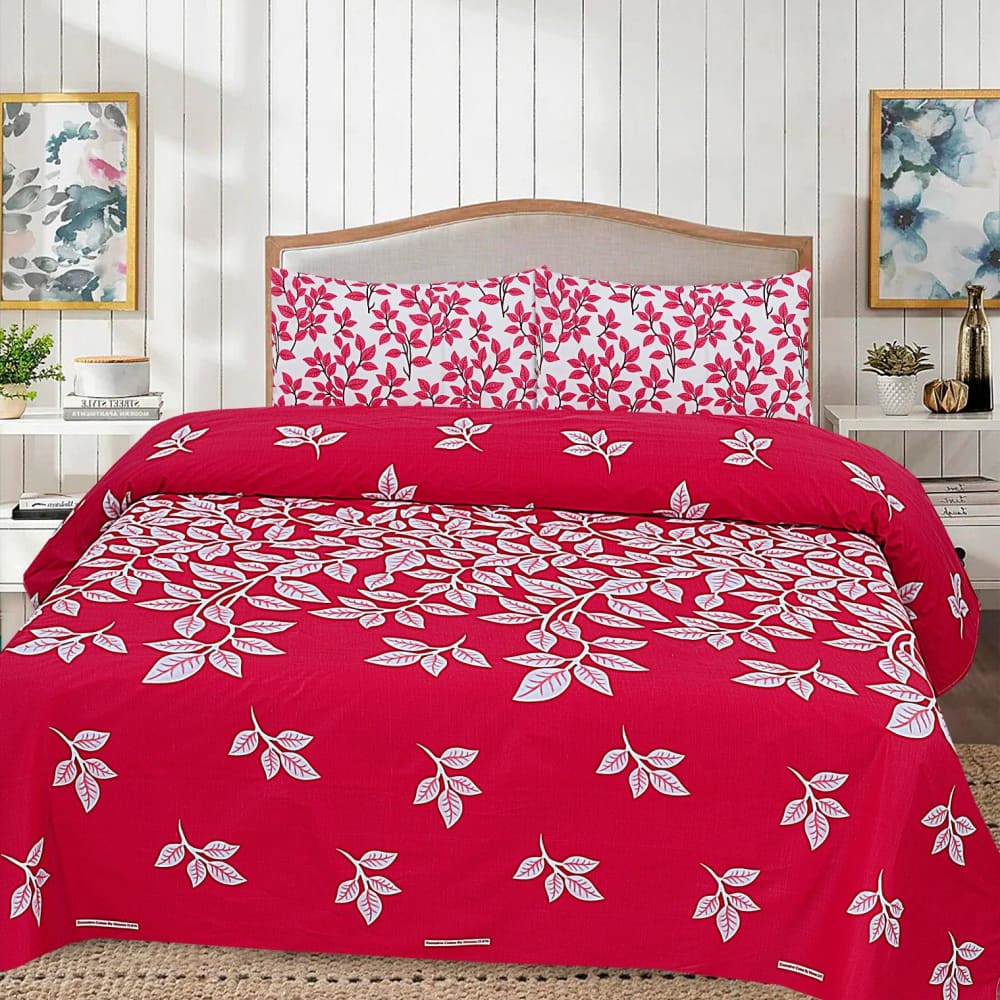 Cotton 3pc Bedsheet Set MN-40 Bed Sheets