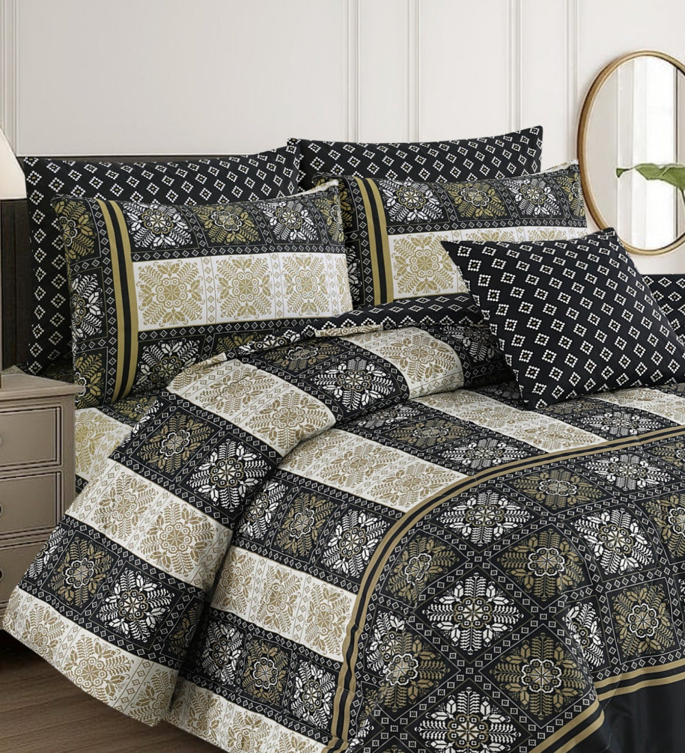 Cotton 7 Pcs Comforter Set S-40 Quilts & Comforters