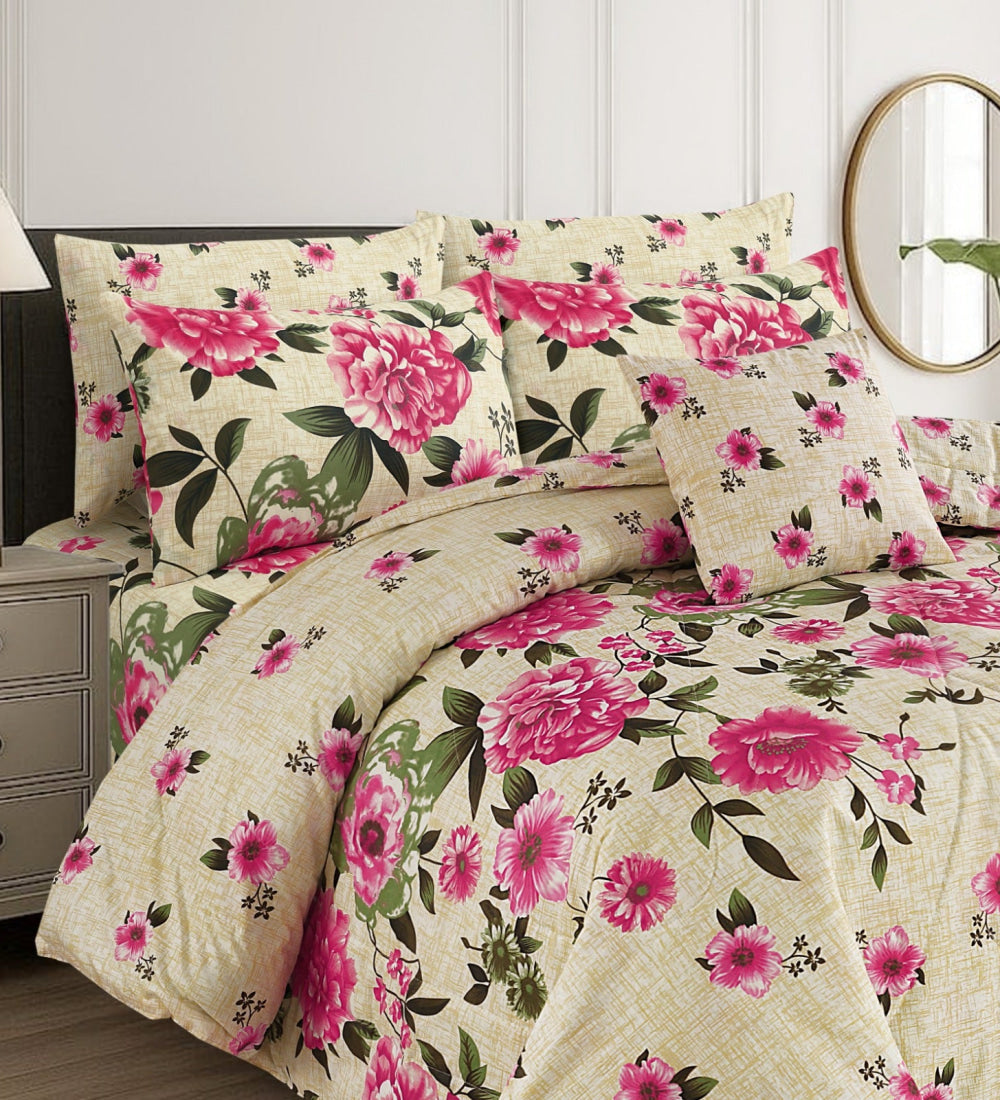 Cotton 7 Pcs Comforter Set S-42 Quilts & Comforters