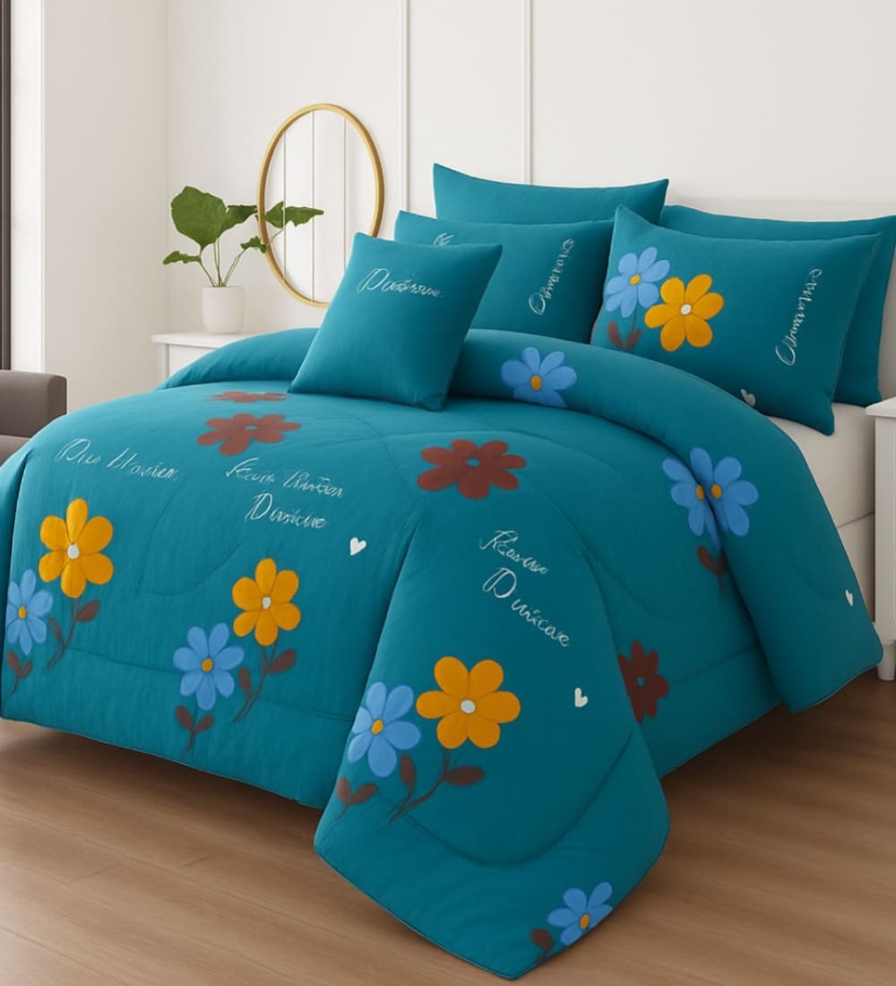 Cotton 7pc Comforter Set S 72 Quilts & Comforters