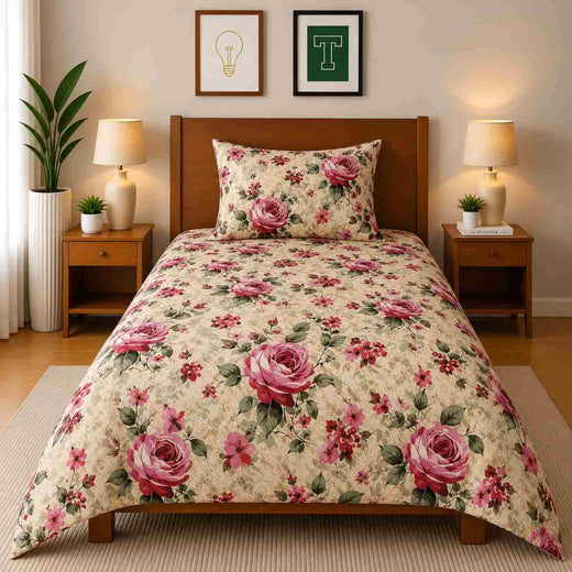 Single Bedsheet Pure Cotton D-743