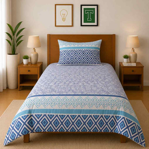 Single Bedsheet Pure Cotton D-703
