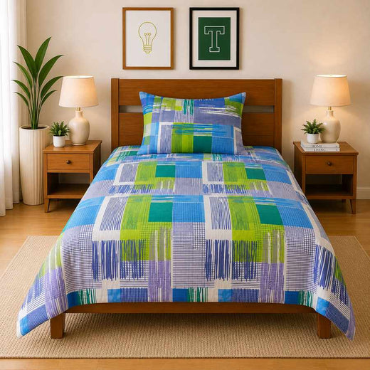Single Bedsheet Pure Cotton D-717