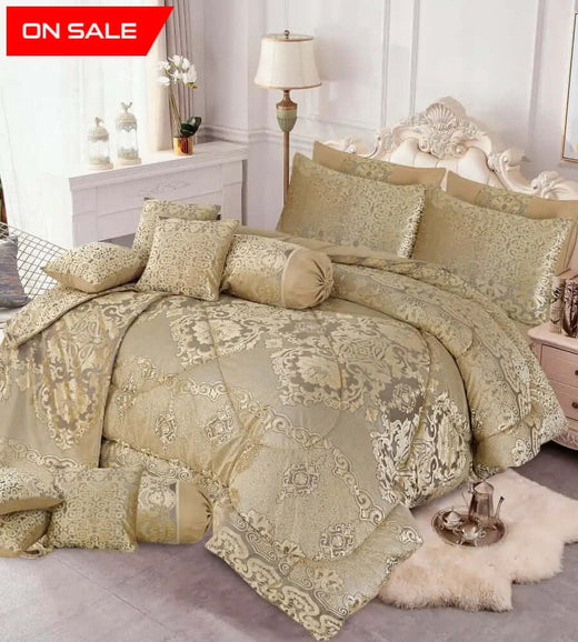 Luxury Filled Razai 14 PCS Bridal Set BS-761