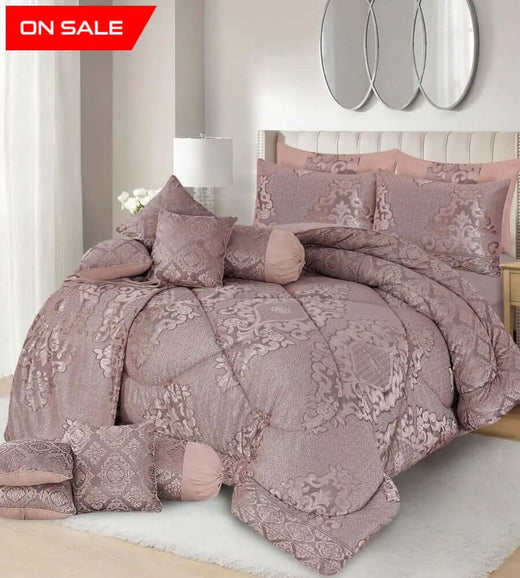 Luxury Filled Razai 14 PCS Bridal Set BS-769