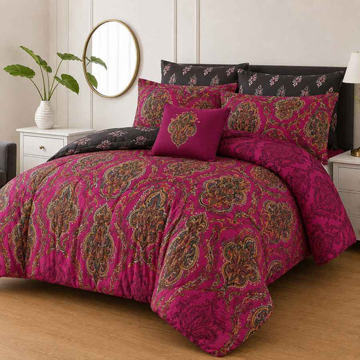 Saba Faisal Winter Quilt/Razai Set WR-2547 (Heavy polyester Filling)