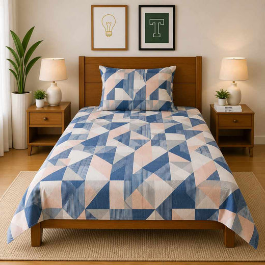 Single Bedsheet Pure Cotton D-715