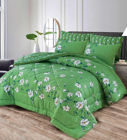 Aiman Khan Winter Quilt/Razai Set WR-2530 (Heavy polyester Filling)