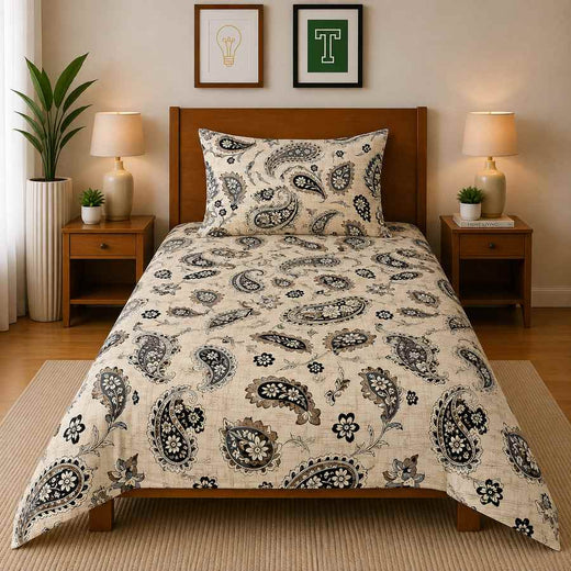 Single Bedsheet Pure Cotton D-728