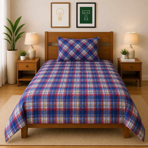Single Bedsheet Pure Cotton D-714