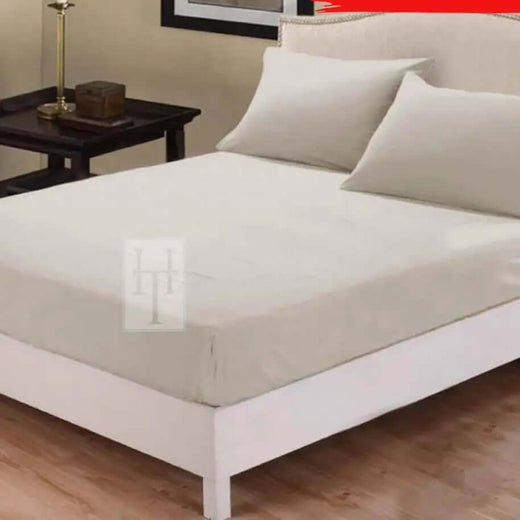 Plain Fitted King Size Sheet D-01