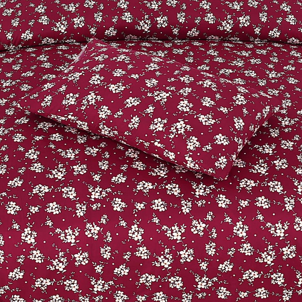 Pure Cotton 3pc Bedsheet Set WF-56 Bed Sheets