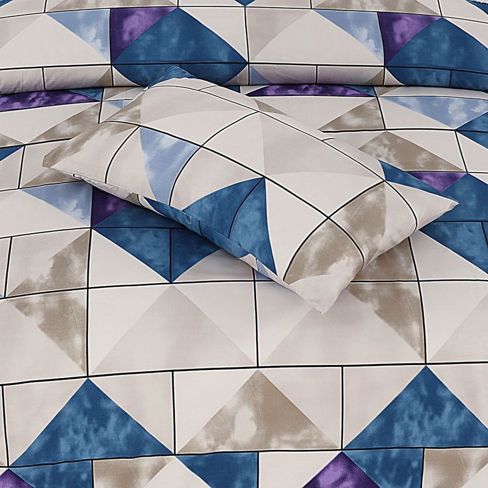 Pure Cotton 3pc Bedsheet Set WF-74 Bed Sheets