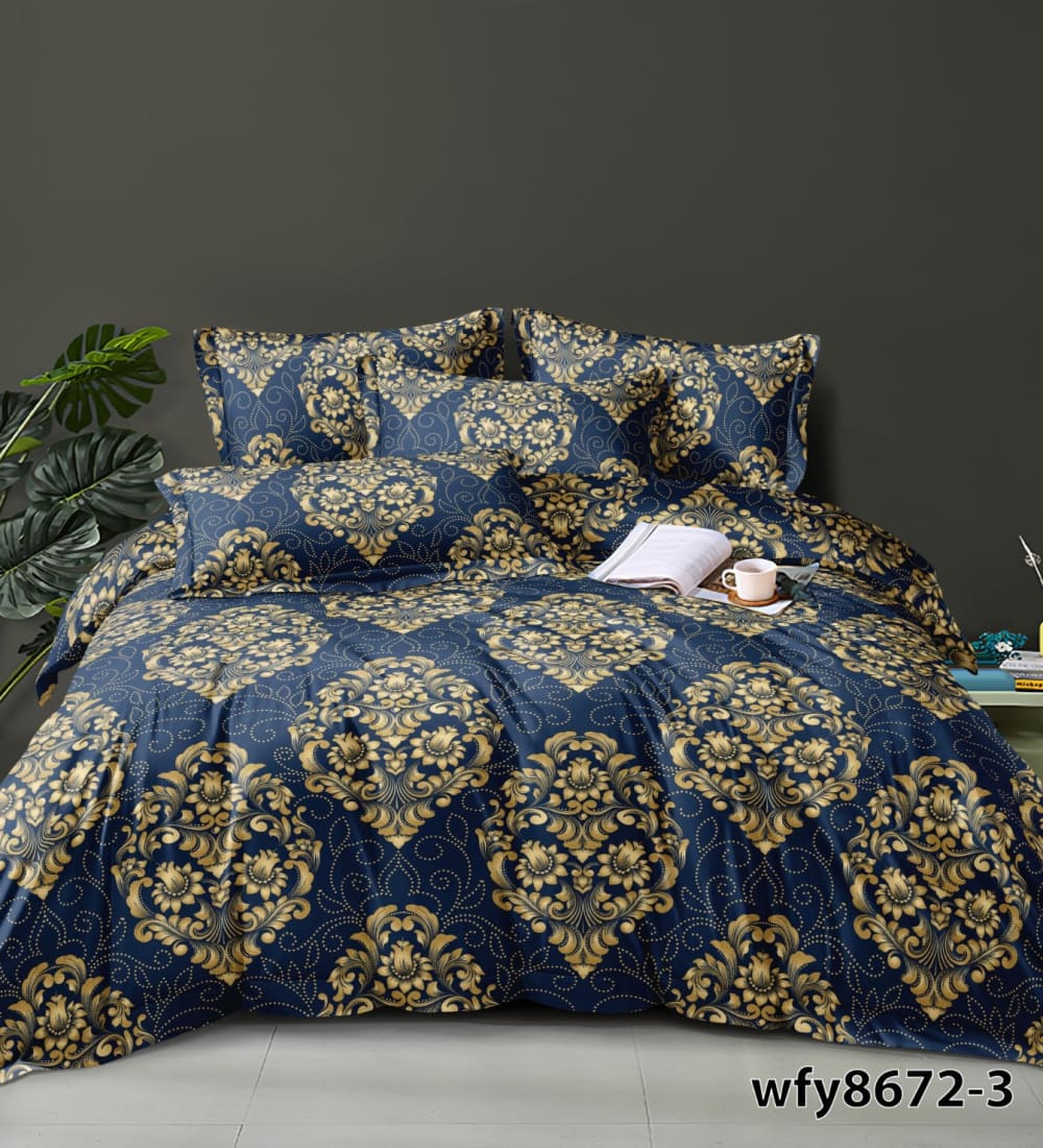 Pure Cotton 7 Pcs Comforter Set S-28 Quilts & Comforters