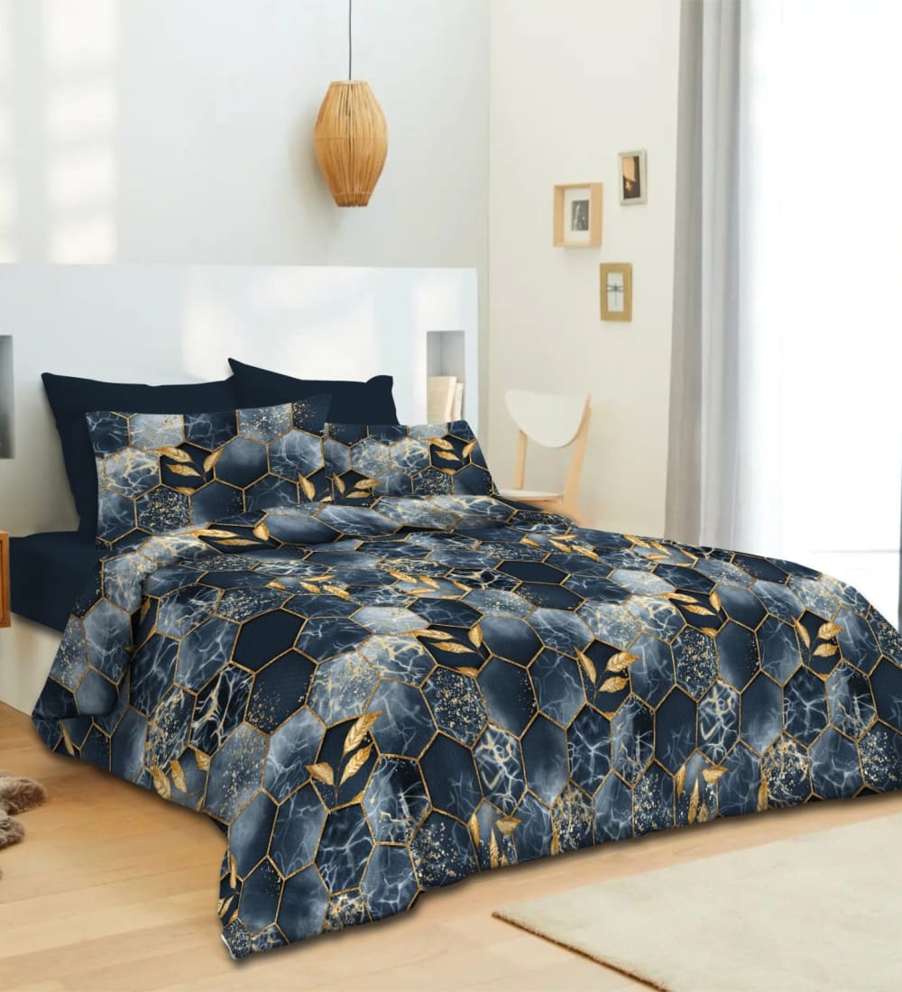 Pure Cotton 7pc Comforter Set S-49 Quilts & Comforters