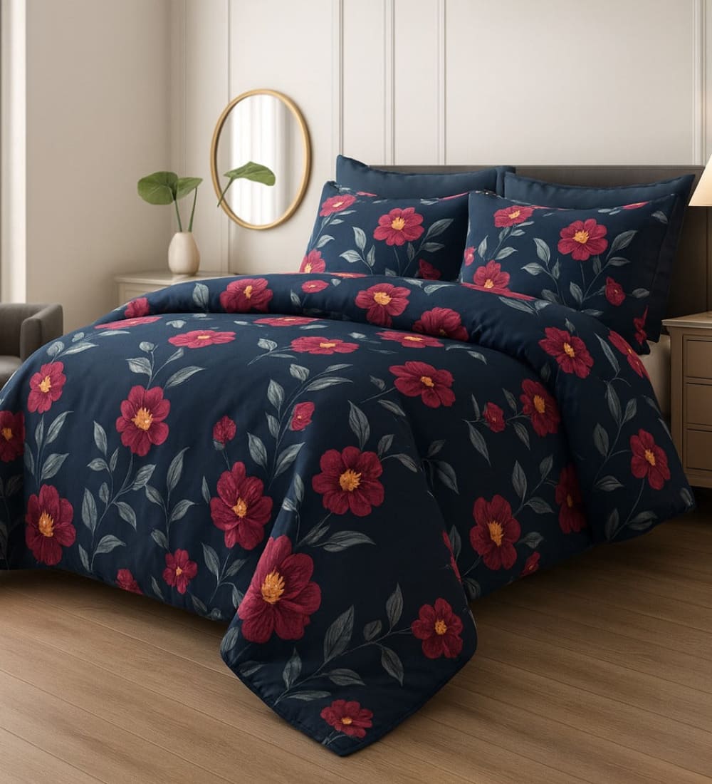 Pure Cotton 7pc Comforter Set S-51 Quilts & Comforters