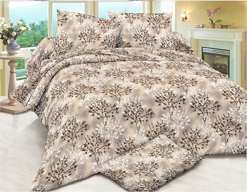 Pure Cotton 3pc Bedsheet Set  WF-98