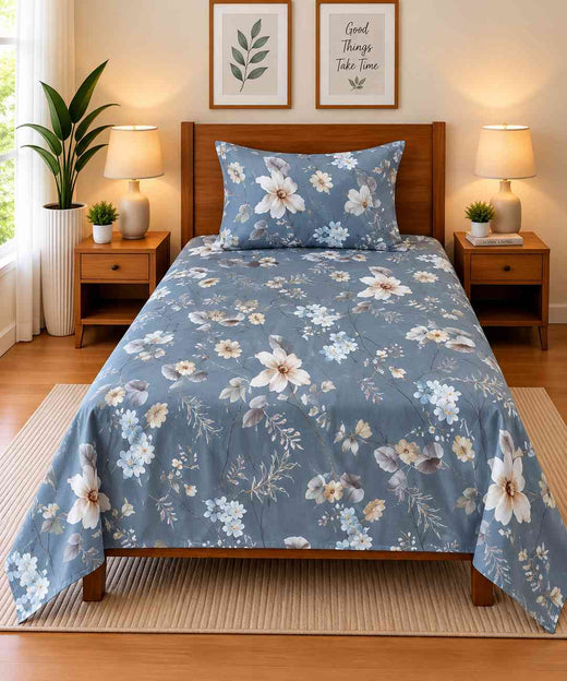 Single Bedsheet Pure Cotton D-770