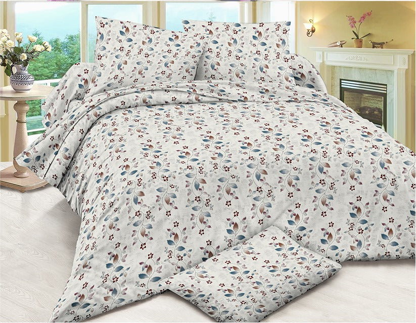 Pure Cotton 3pc Bedsheet Set  WF-93