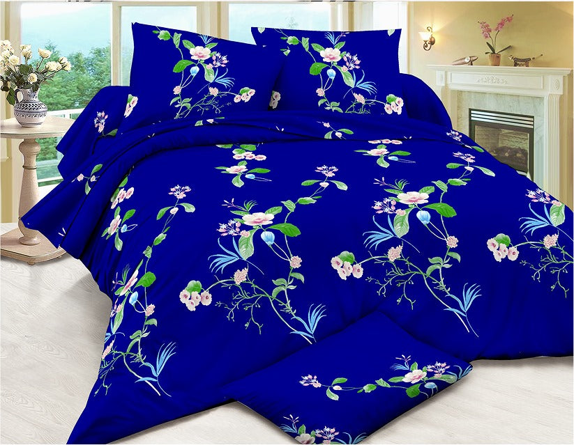 Pure Cotton 3pc Bedsheet Set  WF-92