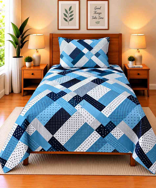 Single Bedsheet Pure Cotton D-781