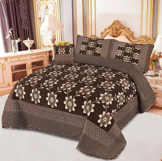 4pcs Velvet jecard Bedsheet Set MS-56