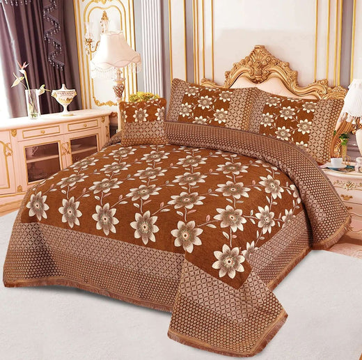 4pcs Velvet jecard Bedsheet Set MS-53