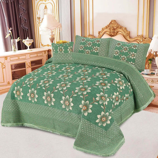4pcs Velvet jecard Bedsheet Set MS-52