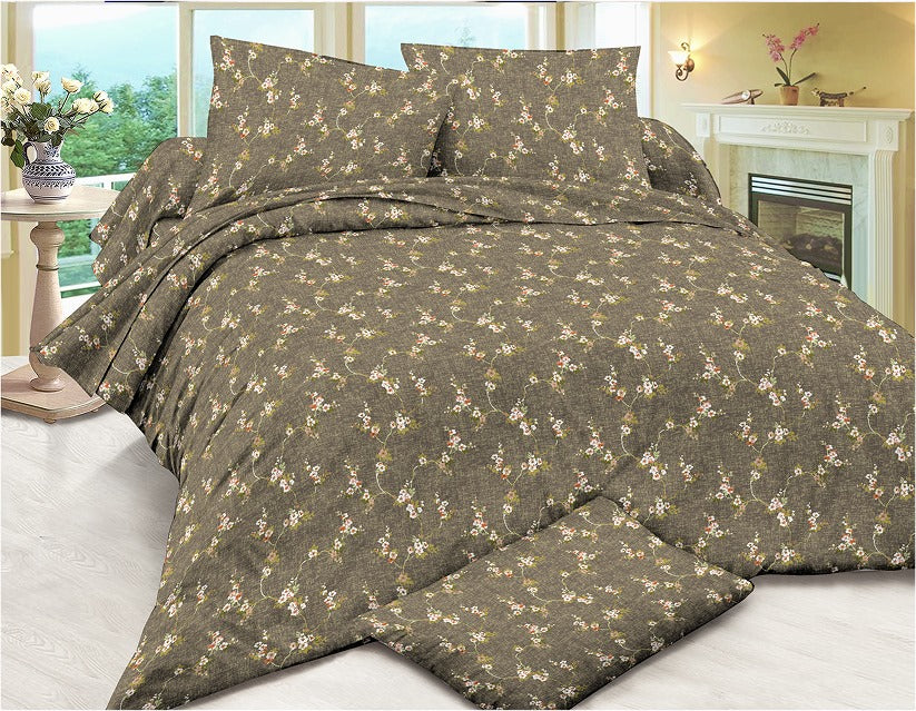 Pure Cotton 3pc Bedsheet Set  WF-84