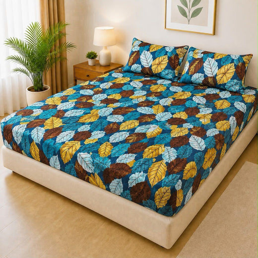 Qulited  Water Proof Mattress Protector with Pillow Cover Q09