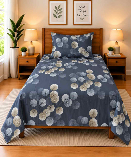 Single Bedsheet Pure Cotton D-766