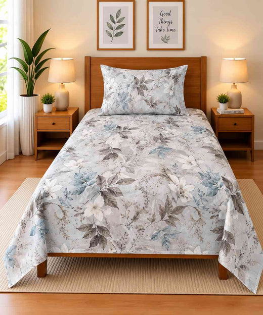 Single Bedsheet Pure Cotton D-774