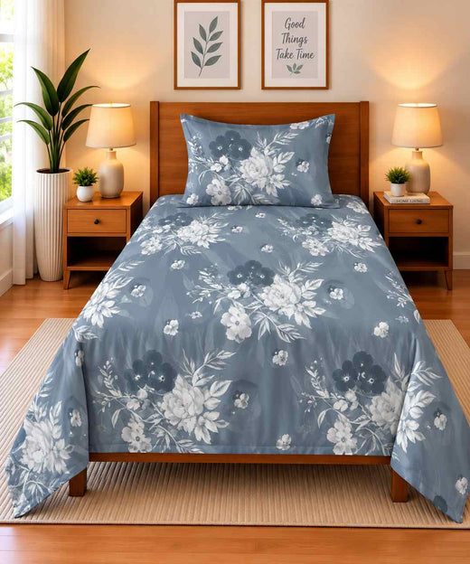 Single Bedsheet Pure Cotton D-763
